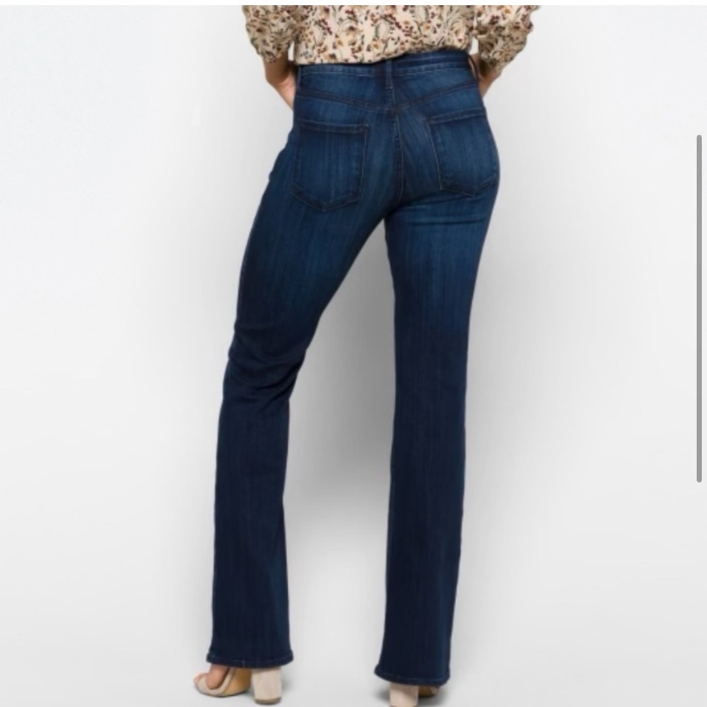 NWOT - Just USA Blue Flare Wide Leg Jeans with Stretch - Size 12 - Picture 2 of 9